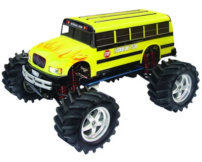 Parma PSE sKOOL Bus 1/10 Monster Truck Body (Clear) (0.40") [PAR10107] - Image 1 of 3