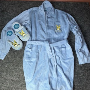 Vintage Happy Bunny Morgenmantel und Slipper Set Y2K Größe S/M I Just Realized I Don’t Care - Bild 1 von 12