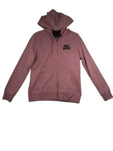 Harley Davidson Zip Up Mauve Pink Hoodie Lg - Picture 1 of 6