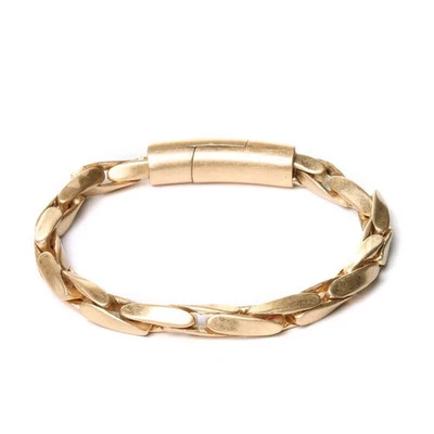 Biba Armband Burnished Gold Matt goldenen und mit besondere Gliederform - Bild 1 von 2