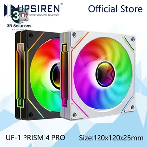 UPSIREN UF-1 PRISM 4 PRO Ventola per Telaio Del Computer 12 Cm ARGB 4 Pin PWM Ve - Photo 1/24