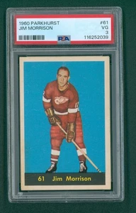 1960 Parkhurst Hockey Card - #61 Jim Morrison, PSA 3 VG - Picture 1 of 2