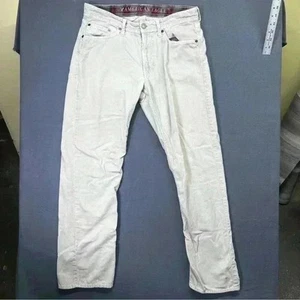Pantalones American Eagle Pana Crema Para Hombre 32/32 Cómodos Informales Algodón 1156 - Imagen 1 de 10