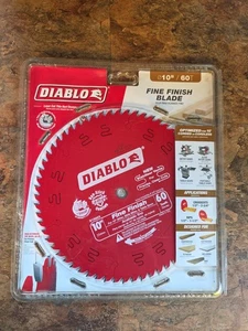 Diablo D1060X 10" 60 Tooth Fine Finish Circular Saw Blade - Picture 1 of 1