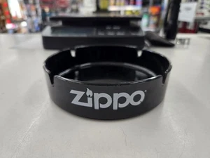 Vintage Zippo Black Cigarette Ashtray, Made in USA, Ges-Line Ambler, PA  - Picture 1 of 8