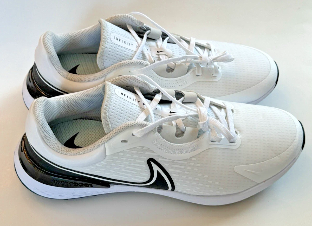 NIKE REACT INFINITY PRO(W) 28cm【新品未使用】 Nike React Infinity Pro Golf Shoes White/Black - Carl's Golfland