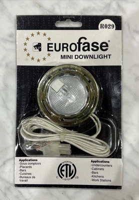 NEW Eurofase R029 Mini Downlight Flush or Surface Mounting Cabinets, Bars, etc. - Image 1 of 3