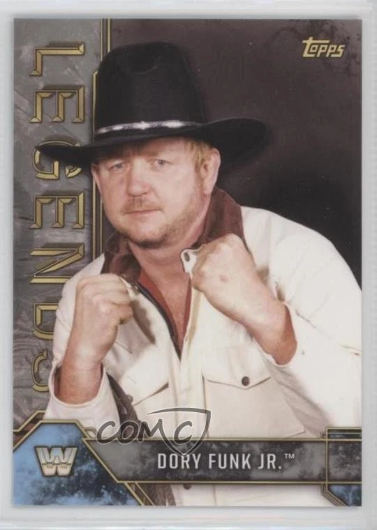 2017 Topps Legends of the WWE Silver /99 Dory Funk Jr #28 - Image 1 of 2