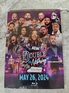 Brand New AEW Double Or Nothing 2024 Blu-ray. RARE! WWE NWA Banks Omega Ospreay - Picture 1 of 8