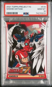 2021 Topps Project 70 SHOHEI OHTANI #510 Jeff Staple Gundam PSA 10 GEM MINT - Picture 1 of 2