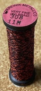 Kreinik #4 Fine Braid Metallic Choose Your Colors 10m  NEW - Picture 1 of 18