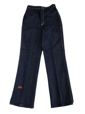 NOS New Vtg 70’s Blue Jeans HOUSTON COUGARS Coogs INDIGO BELL BOTTOMS Pants 14 - Изображение 1 из 4
