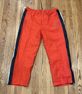 Chicago Blackhawks Vintage Starter NHL Hockey Lined Windbreaker Athletic Pants - Picture 1 of 11