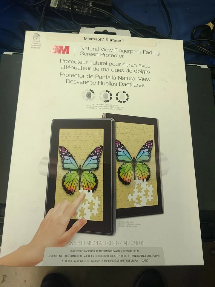 3M Natural View Fingerprint Fading Screen Protector For Microsoft Surface - Image 1 of 1