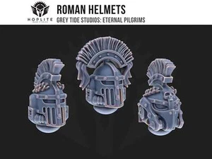 Roman Helmets (x10) | Grey Tide Studios | Eternal Pilgrims | Conversion Parts & - Picture 1 of 10