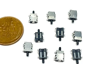 10 Pieces 4 x 5.6 Silent turtle reset button switches Miniature Switch HD-11 E14 - Picture 1 of 2