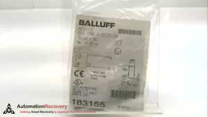 BALLUFF B0S01C0 THROUGH-BEAM SENSOR, BOS 18M-X-RS20-S4, NEW #278988 - Picture 1 of 5