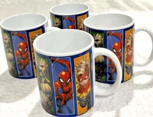 Marvel Avengers - Set di 4 Tazze - Tazzine da Caffè Supereroi in Ceramica - Foto 1 di 9