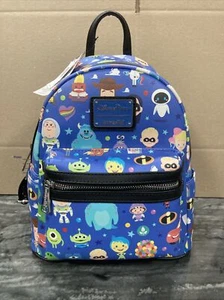 Disney Parks World of Pixar Loungefly Mini Backpack BRAND NEW W/TAGS - Picture 1 of 9