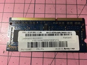 ORIGINAL LENOVO 4GB PC3-12800 SODIMM SPEICHER PN 1100967 - Bild 1 von 2