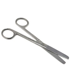 STAINLESS STEEL OPERATING DISSECTING SCISSORS 4.5" BLUNT BLUNT STRAIGHT - Picture 1 of 3