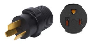NEMA 10-50P auf 6-50R Kompakt 240 V 50 Amp 3-poliger Stecker auf 3-polige Buchse... - Bild 1 von 2