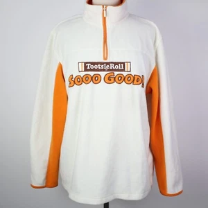 Pullover vintage Tootsie Roll Y2K para mujer XL cuarto 1/4 cremallera - Imagen 1 de 5