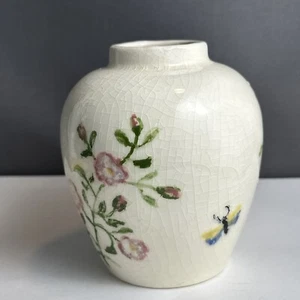 Vintage handbemalte Keramik Vase signiert LODi - Bild 1 von 12