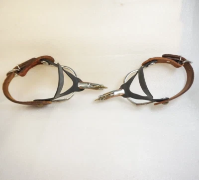 Patrón de bota de cobre Colorado Saddlery Spurs correas de cuero ataduras CSC Foto 1 de 4