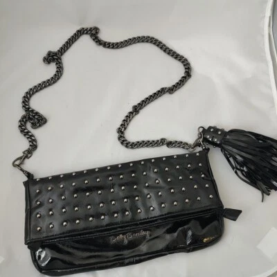 Betty Barclay Studded Black Bag with Tassel - Image 1 of 4