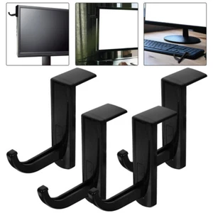 4 Pcs Headset Hanger Desk Earphone Hook for Monitor Computer Headphones - Picture 1 of 12