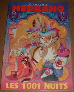 PROGRAMME CIRQUE/CIRCUS PROGRAM 1989/90 MEDRANO - LES 1001 NUITS - Picture 1 of 1