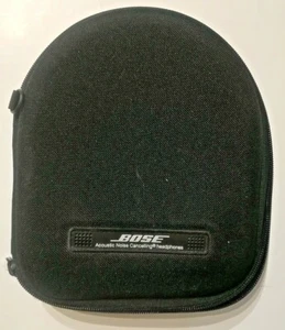 Bose Acoustic Noise Cancelling Headphones Black Zipper Case w/ Compartments - Picture 1 of 4