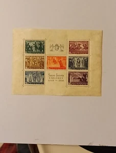 Hungary Stamps Scott B57 Souvenir Sheet Mint Hinged 1938 Rare  - Picture 1 of 3