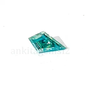 5 Ct Blue Lab Created Diamond Kite Shape Great Luster VVS1 Certified Ring Making - Picture 1 of 5