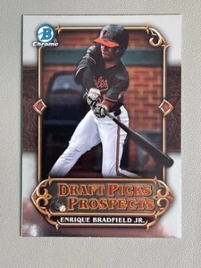 Enrique Bradfield Jr. 2023 Bowman Draft Chrome Draft Picks & Prospects Orioles - Picture 1 of 2