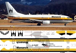 V1 Decals Boeing 737-300 Monarch Airlines for 1/144 Minicraft Model Airplane Kit - Bild 1 von 8