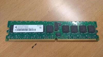HYS72T128000HR-5-A Infineon 1GB PC2-3200 DDR2-400MHz ECC Registered - Image 1 of 2