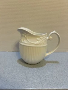 Approx 6” Beautiful  White Peppertree Tabletops Pitcher Vase Coastline Imports - Picture 1 of 7