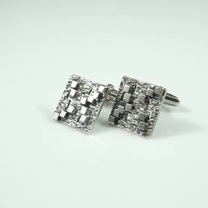 Vintage Silver Cufflinks with Box Unique Mens Cuff Links - Bild 1 von 5