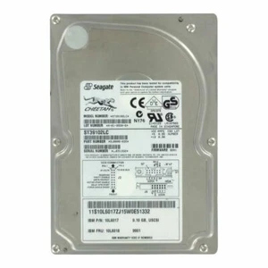 SEAGATE 9.1GB SCSI-80PIN LVDIFF 3.5 3H 10K ST39102LC 9J8006-035 10L6017 10L6018 - Photo 1/2