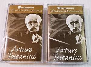 Arturo Toscanini PBS Presents Legendary Performances Cassette Tape 1 & 2 - Picture 1 of 4