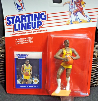 1988 - Magic Johnson Los Angeles Lakers #32 alineación inicial de novato Foto 1 de 2