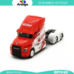 1:64 Scale Design Custom Rigs Mack Anthem Trucks Eibach Red White Model Toy - Picture 1 of 4
