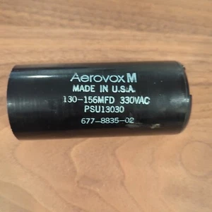 Condensador de CA Aerovox PSU13030 130-156 MFD 330 VA 677-8835-02 - NUEVO - Imagen 1 de 2