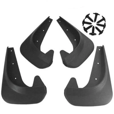  Car 1Set EVA PlasticMud Flaps Splash Guards Fit for Front +Rear Auto w/Hardware - Image 1 of 4
