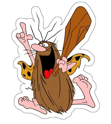 POPART Captain Caveman Sticker Decal cave man