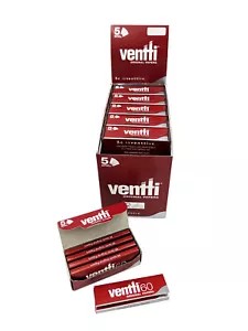 Box of 90 Ventti Original Papers Slow Burn Cut Corners 60 Leaves Per Booklet - Picture 1 of 3