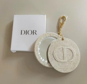 Christian Dior Beauty Compact Makeup Pocket Mirror New in Box Gift 2.7" ivory
