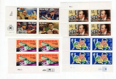 Lot of 32 cent plate blocks-26 different - Image 1 of 4